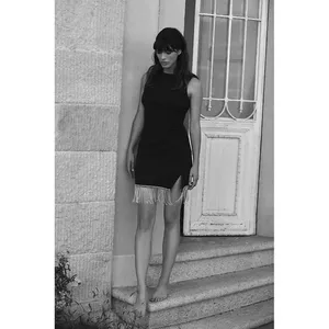 NEW Elliatt‎ Sleeveless Lace Stretch Crepe Diamante Fringe Mini Dress Size Small thumbnail 4