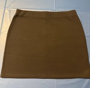 H&M Women's Poly Cotton‎ Pull On Black Mini Skirt Size M thumbnail 1