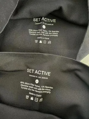 Set Active Onyx One-Shoulder Bra and leggings thumbnail 5