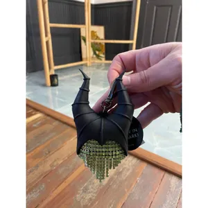 Bath & Body Works Disney Villains Glow in the Dark Keychain Set Poison Apple Maleficent thumbnail 3