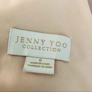 Jenny Yoo Mila nude off the shoulder gown thumbnail 9
