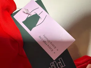 Wild Fable Medium 8/10 Bright Red One-Piece Swimsuit NWT thumbnail 3