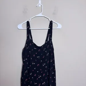 Madewell Smocked Crop Wide Leg Jumpsuit in Floral Toss thumbnail 4
