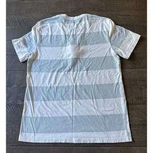 Disney Stitch Women's Light Blue White Stripped Stitch embroidered Tee Size M‎ thumbnail 7