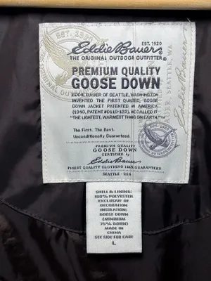 Eddie Bauer Women’s Puffer Vest Premium Quality Goose Down Brown Size Large thumbnail 9
