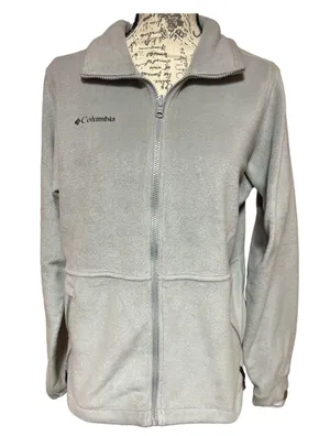 Columbia Long Sleeve Full-Zip Fleece Gray size 18/20 thumbnail 1