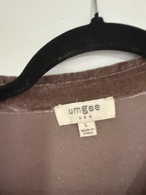 Umgee Velvet Dress Brown thumbnail 4