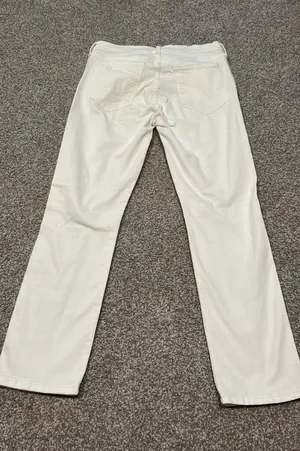 Gap Slim Straight White Jeans thumbnail 2