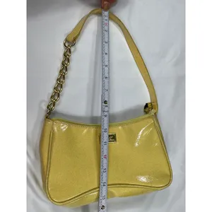 Luv Betsey by Betsey Johnson SKU 7885 Yellow Gold Glittery Shoulder Bag With Ch thumbnail 13