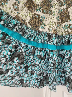 Anthropologie Floral Patchwork Maxi Skirt thumbnail 7