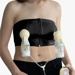 Medela Easy Expression Hands Free Pumping Bra Black Size M thumbnail 1