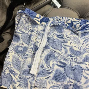 ✨ Zara Blue & White Floral Ruffled Skort | Size XS ✨🖤 thumbnail 12