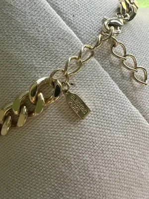 Electric Picks Gold Chain Choker thumbnail 2