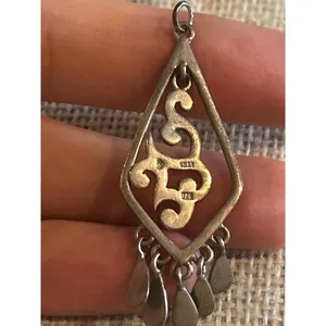 Z68 pendant 925 sterling silver 1 3/4 inch thumbnail 5