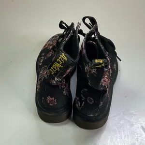 Dr. Martens Floral Canvas‎ Beckett Lace Up Boots Size 6 thumbnail 3