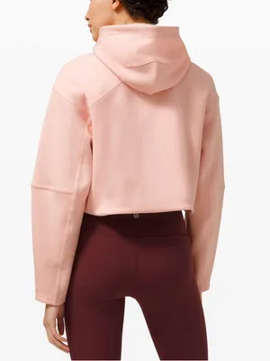 Women’s Lululemon Soft Oversized Zip Hoodie Pink Mist Size XS/S thumbnail 2
