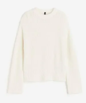 H&M White Sweater thumbnail 1