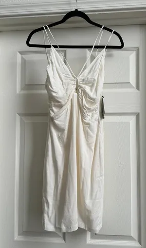 White strappy dress thumbnail 1