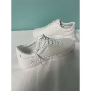 SHEIN Women's White Fly Leather Sports Trainers Breathable Size‎ 38 (5.5) New thumbnail 6
