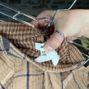 Aerie | women brown plaid shorts thumbnail 2