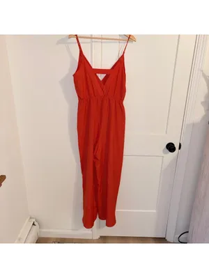 Flying Tomato $110 Woman’s M Open Back Wide Leg sleeveless jumpsuit thumbnail 6