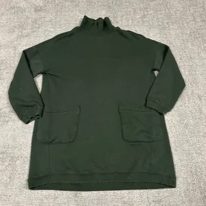 Pomander Place TuckerNuck Porter Sweatshirt Dress Womens Small Green Pockets thumbnail 1