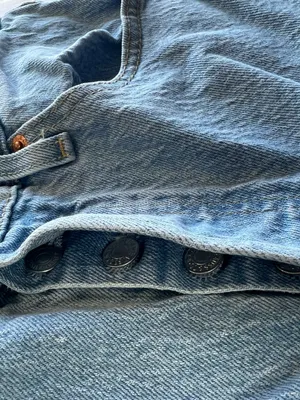 Levi’s 501 Original Fit Jeans W31 L26 Light Wash Button Fly Straight Leg thumbnail 6