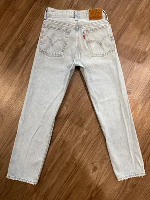 Levi’s Premium Wedgie Straight Jeans 24 Fits 25x25 Luxor Again Distressed $110 thumbnail 4