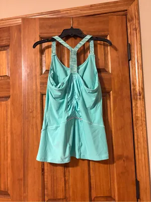 MPG Mint Teal Racerback Active Tank Top Green Size L thumbnail 2