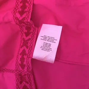 Aritzia WILFRED Palo Santo Blouse La Boheme Electron Fuchsia Embroidered XXS thumbnail 13