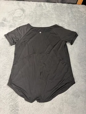 Lululemon Black Women's Scoop Neck Top tee thumbnail 6