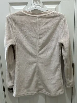 UGG Daisy Cozy Sweater Sweatshirt Fleece Cream Size Small NEW thumbnail 3