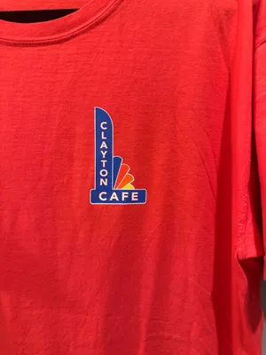 Comfort Colors Clayton Cafe Clayton, GA Tee thumbnail 3