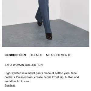 Zara NWT blue pants thumbnail 3
