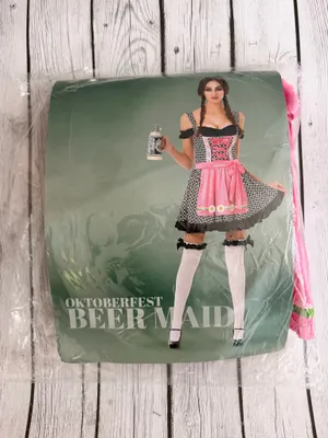 Hauntlook Oktoberfest Beer Maid Adult Halloween Costume Women’s Size Medium NEW thumbnail 2