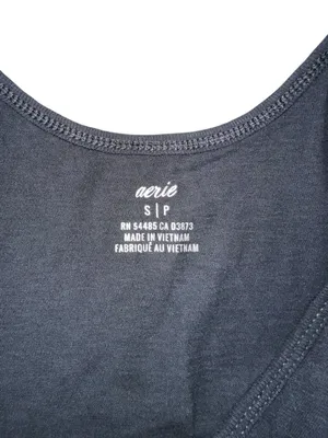 NWT Aerie Everyday Track Jumpsuit Black Sleeveless with Elastic Waist SMALL thumbnail 5