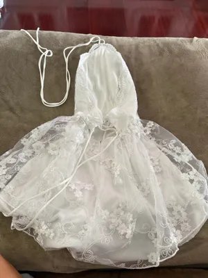 White Lace Lucy in the Sky Romper thumbnail 2
