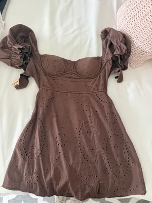 Brown Mini Dress Size XS thumbnail 1