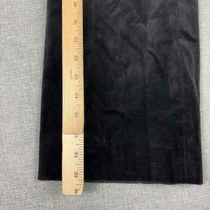 J McLaughlin Pants Womens 10 Black Velvet Dress Straight Leg Pockets Made USA thumbnail 5