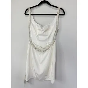 NEW Mac Duggal Savannah Dress White Size 6 Cocktail thumbnail 6