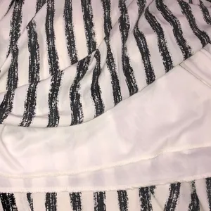 Sage size medium black & white striped maxi dress thumbnail 7