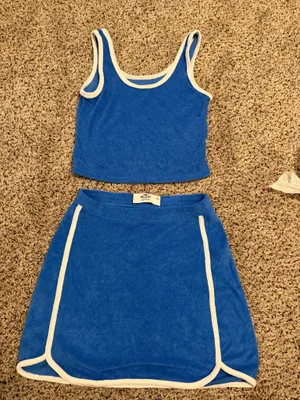 Hollister Tericloth tank & skirt set thumbnail 1