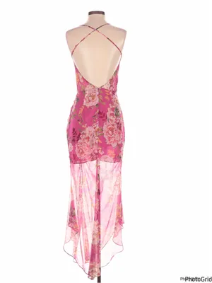 Sau Lee Fredia Pink Floral Dress Size 2 thumbnail 4