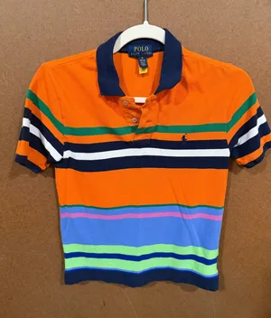 Polo Ralph Lauren Kids Shirt M 10/12 multi color stripes thumbnail 1