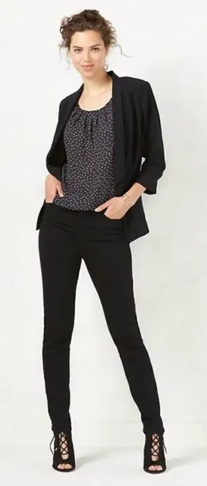 ✨HP✨LC Lauren Conrad Crepe Open-Front Blazer✨ thumbnail 1