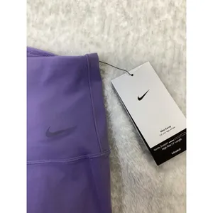 Nike Zenvy Womens Purple High Rise 8" InfinaSoft Biker Shorts‎ DQ6003-527 XS thumbnail 2
