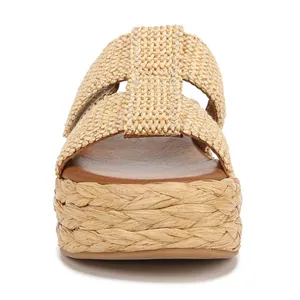 Zodiac Izzy Natural Woven Platform Slide‎ Sandals Size 9 thumbnail 5