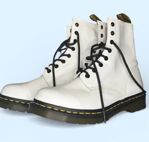 Dr. Martens 25057 white leather boots 9 thumbnail 1