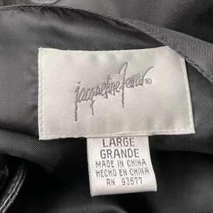 Jacqueline Ferrar Womens Size Large Black Leather Vest Steampunk Biker Moto Goth thumbnail 4