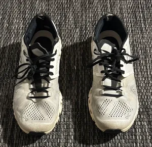 On Cloud Cloud X 3 Shoes White Black Running Size 7 thumbnail 1